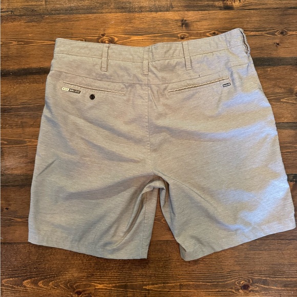 Hurley shorts with 34” waist, tan, 8” inseam, Nike Dri-Fit - Picture 2 of 8
